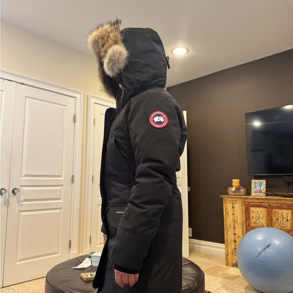 Canada Goose Black Jacket with Fur Trim